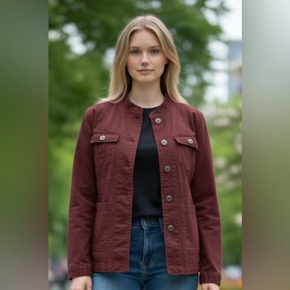 Sanctuary Jackets & Blazers - Sanctuary - EC - Reddish Brown Mahogany Utility Jacket